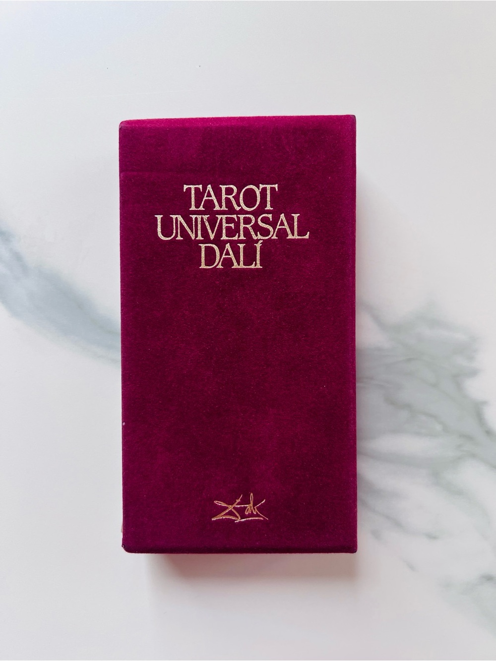 Tarot Universal Dalí 1984 Original Release in Scarlet Velvet Presentation Box